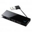 【新品】サンワサプライ USB2.0ハブ 4ポート (ブラック)